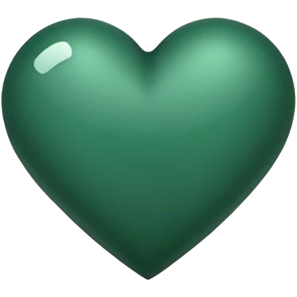 dark green heart emoji