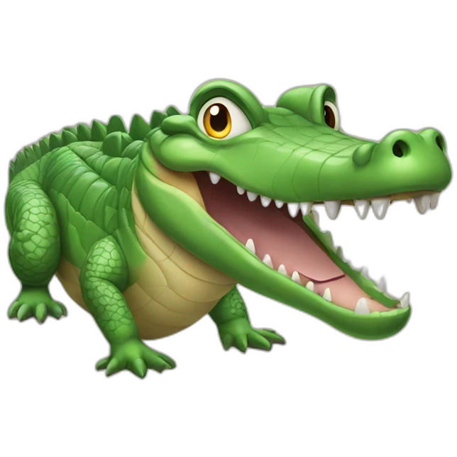 Crocodile Full Body emoji