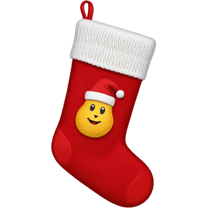 christmas sock emoji