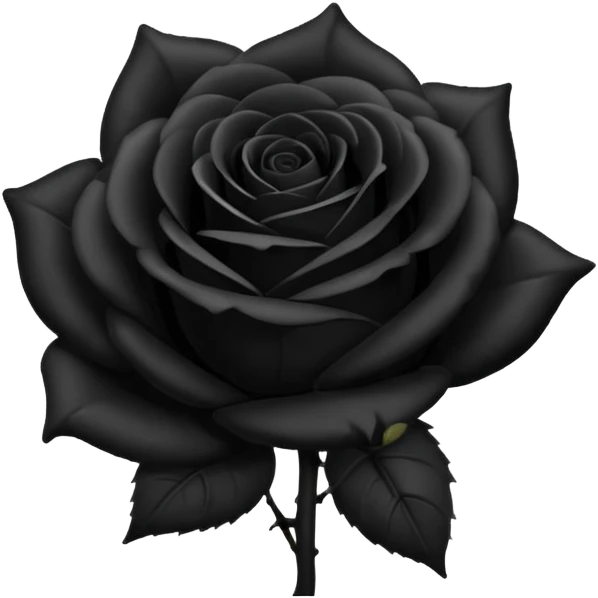 Black roses emoji