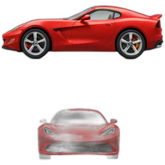 red sports car emoji