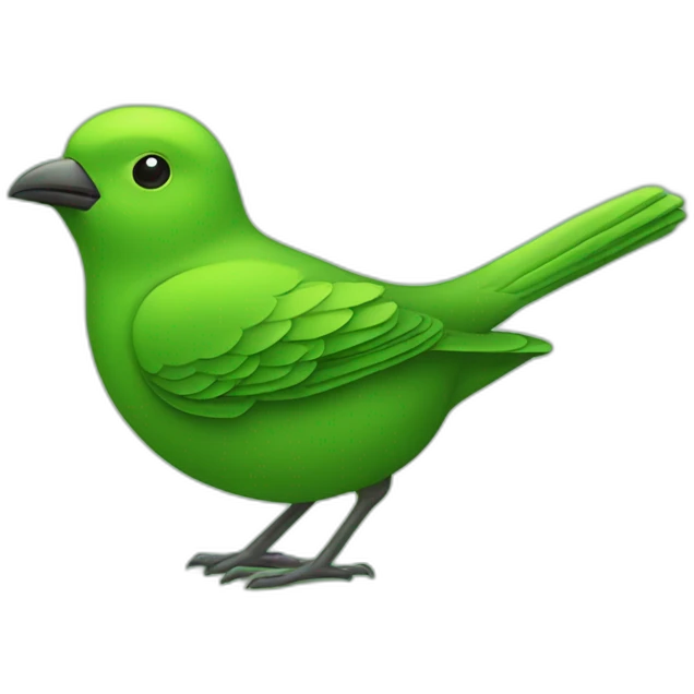 bird green green greeb emoji