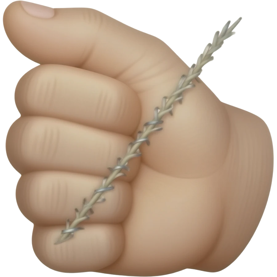 Thumb stitches emoji