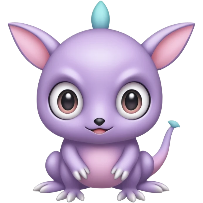 A kawaii pastel Fakémon-creature (full body) emoji
