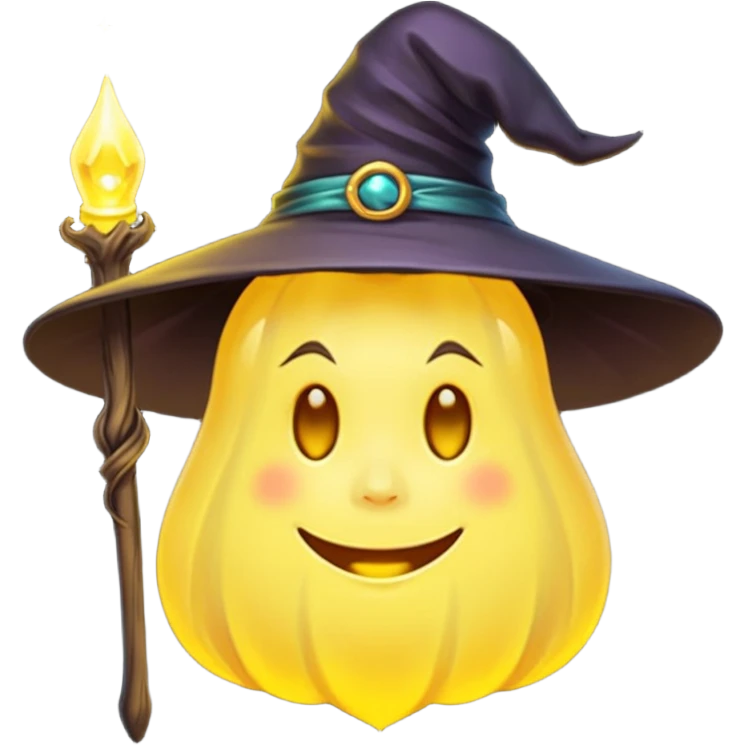 witch stuff yellow emoji