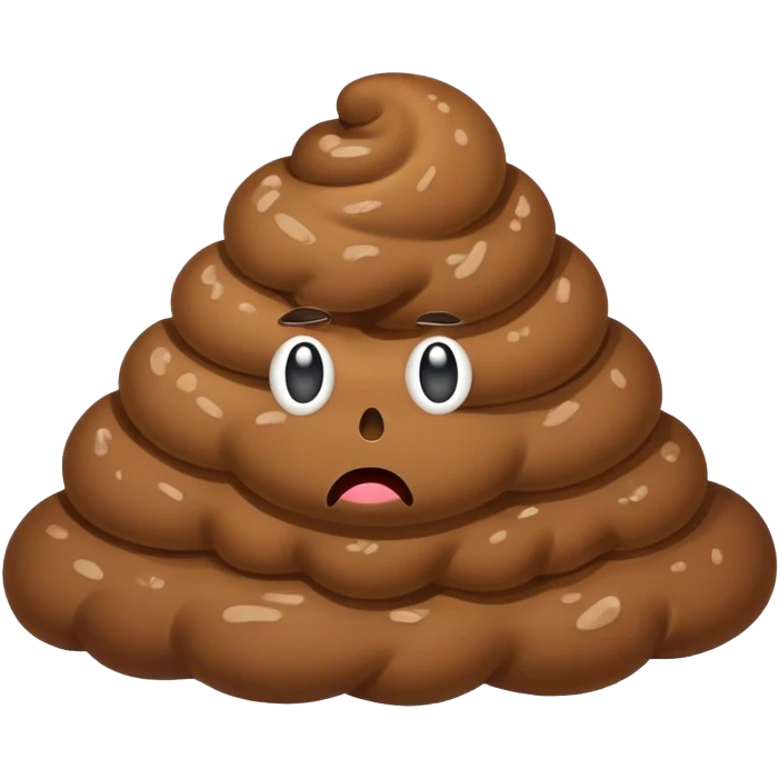 Disgusting poop emoji