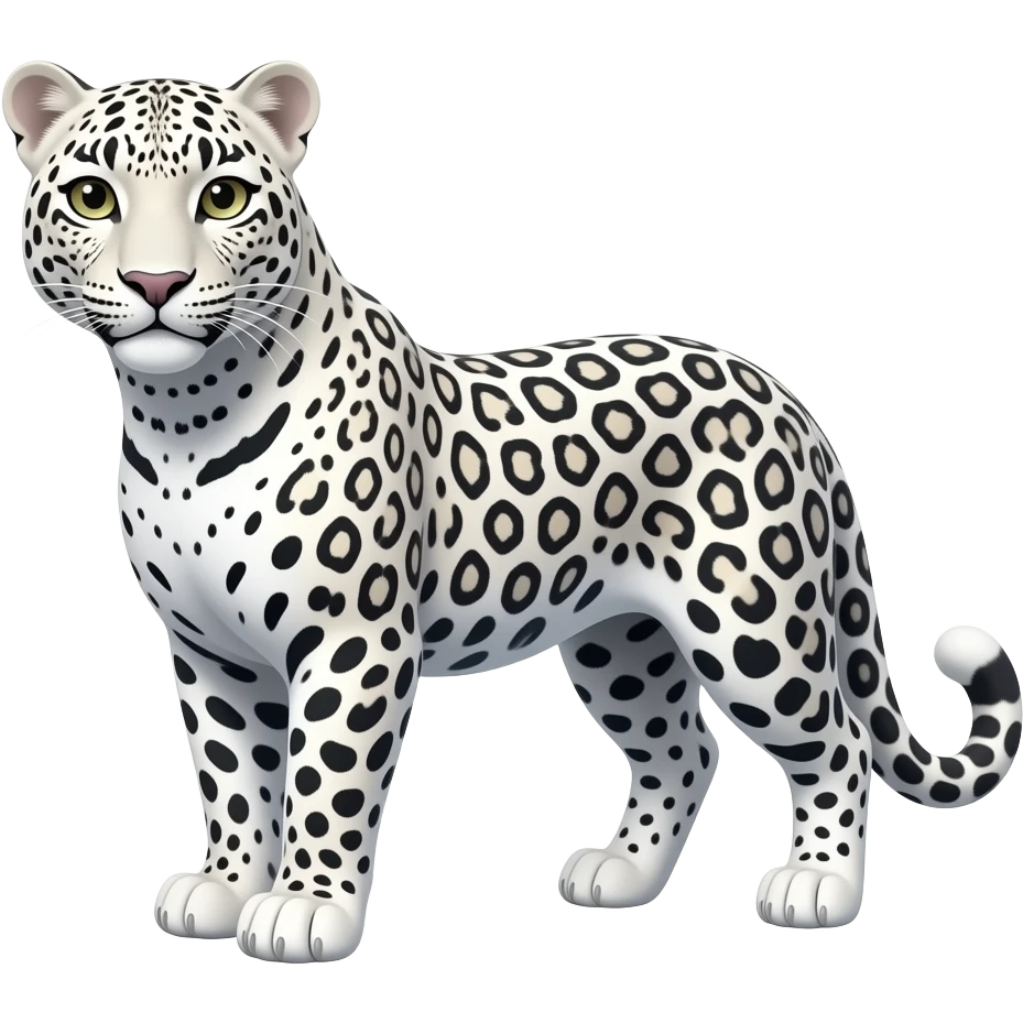 White leopard emoji emoji