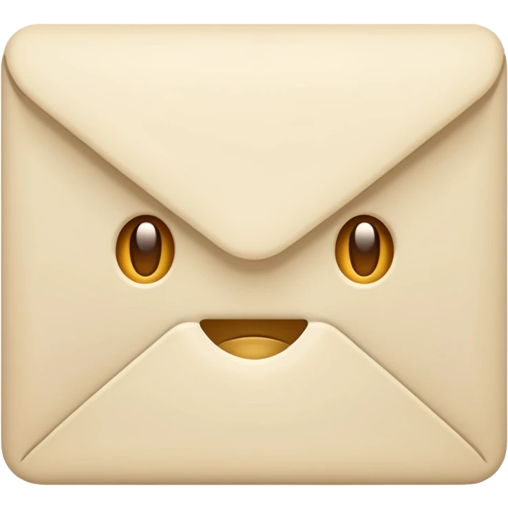 Letter color pale beige creamy emoji