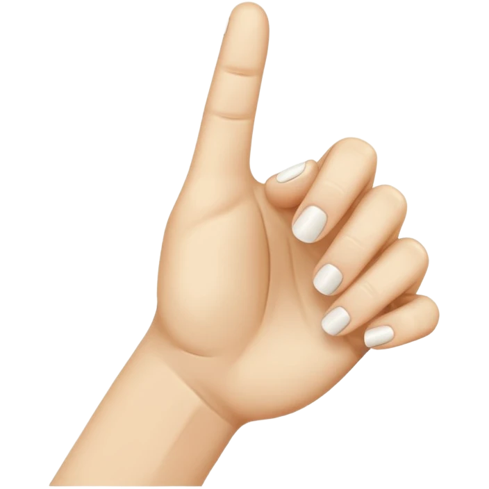 White Shh finger and hand emoji emoji