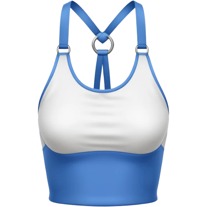 a fully white halter top emoji