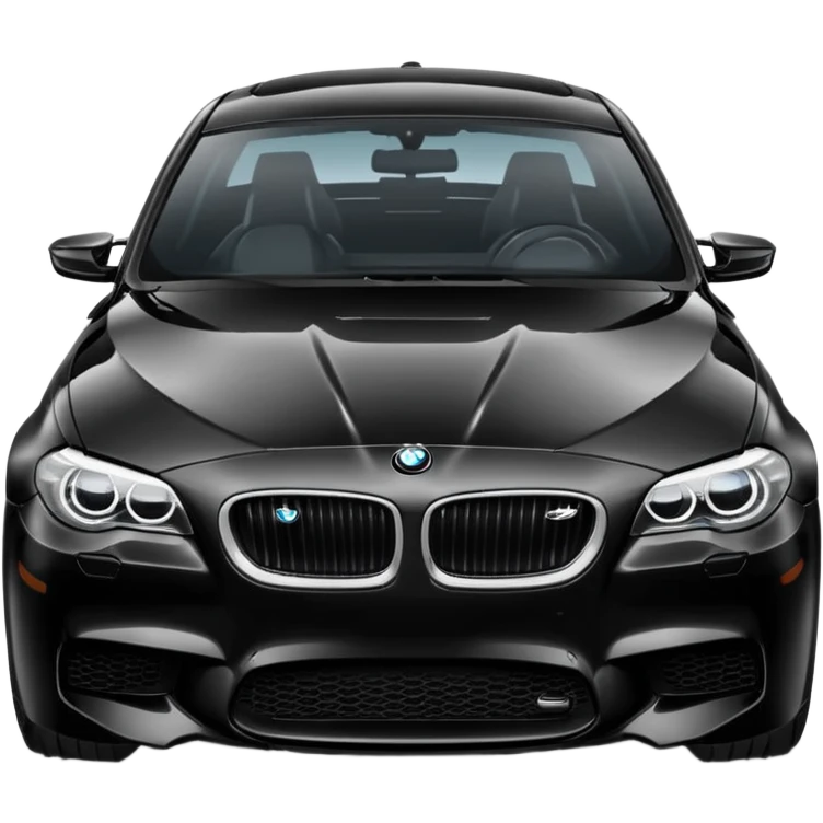 BMW M5 black emoji