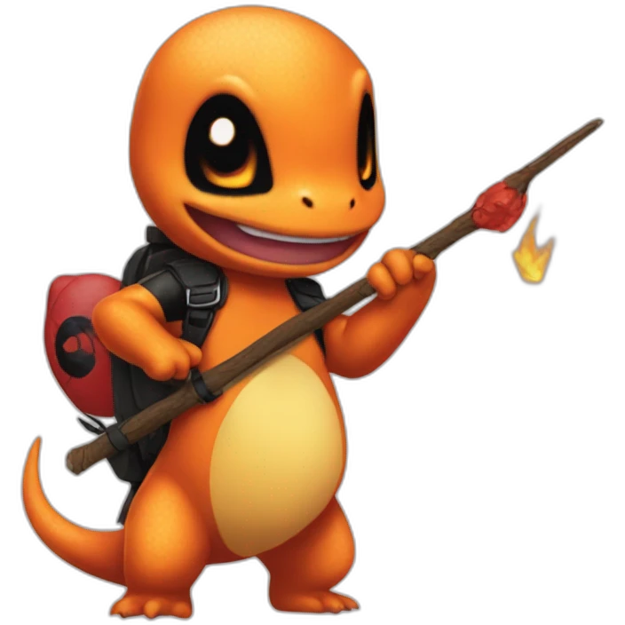 Charmander dead-pool emoji