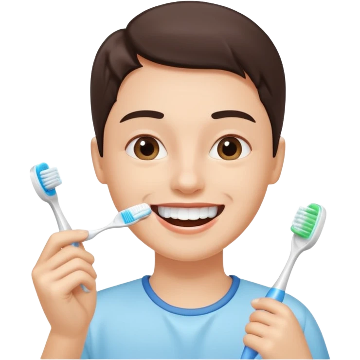 The Habit of Cleaning Teeth emoji