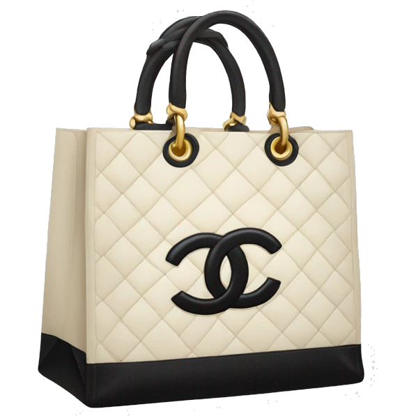 Chanel shopping bag emoji