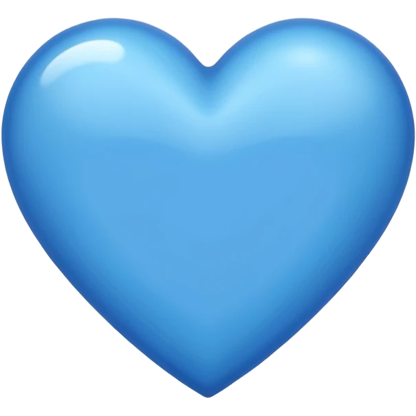 Blue heart emoji