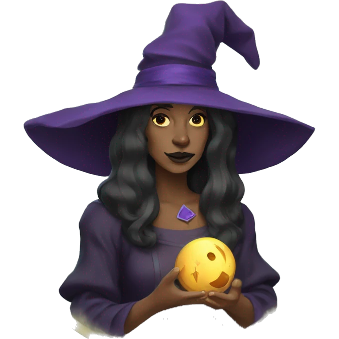 Tarot card witch  emoji
