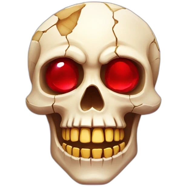 ruby skull emoji