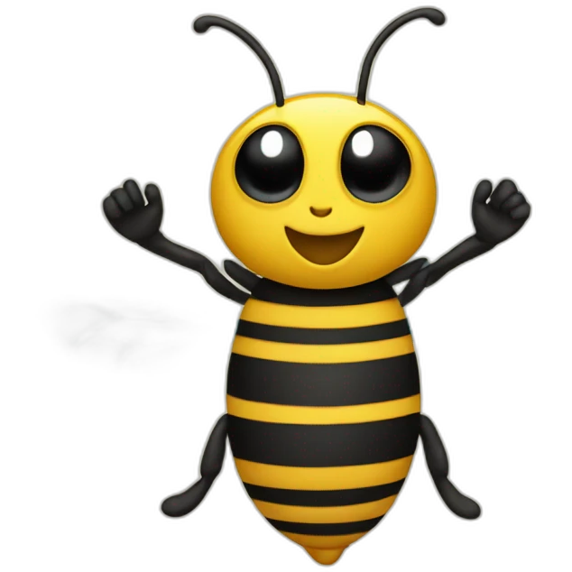 Bees dancing  emoji
