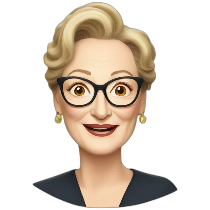 Meryl streep emoji