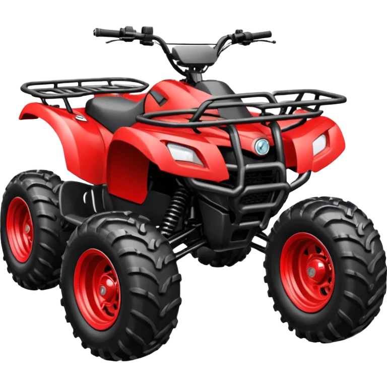 Red and black atv emoji
