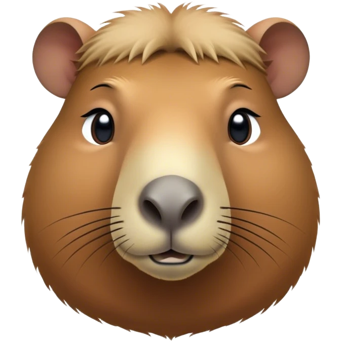 Cinematic Noble Capybara Portrait Emoji, Poised and serene, with a robust, rounded build covered in soft, earthy fur and gentle, wise eyes, Simplified yet sharp and sophisticated features, highly detailed, glowing with a warm, natural glow, high shine, intelligent and calm, stylized with an air of understated authority, focused and attentive, soft glowing outline, capturing the essence of a watchful and confident guardian that feels as though it could step out of the screen with effortless authority! emoji