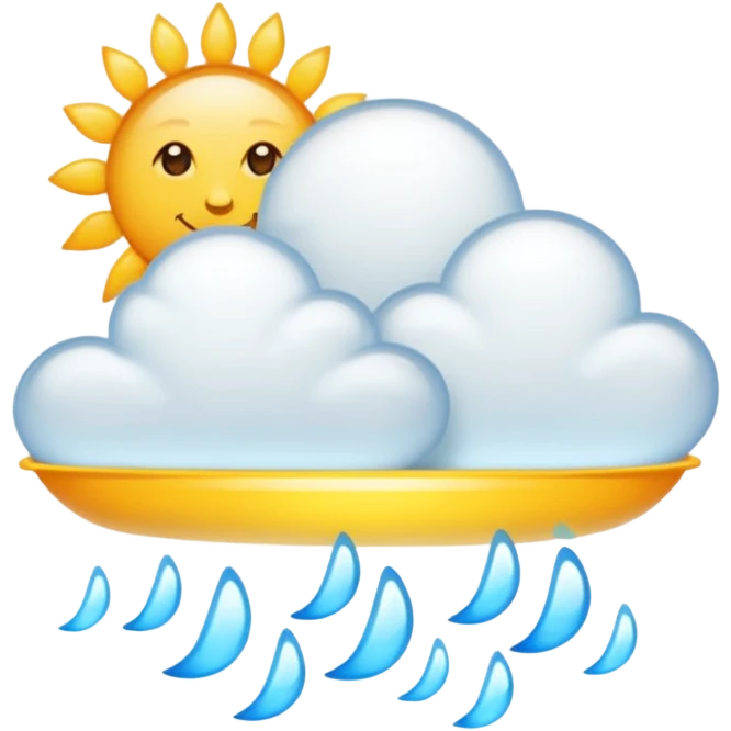 A nice sunny day emoji