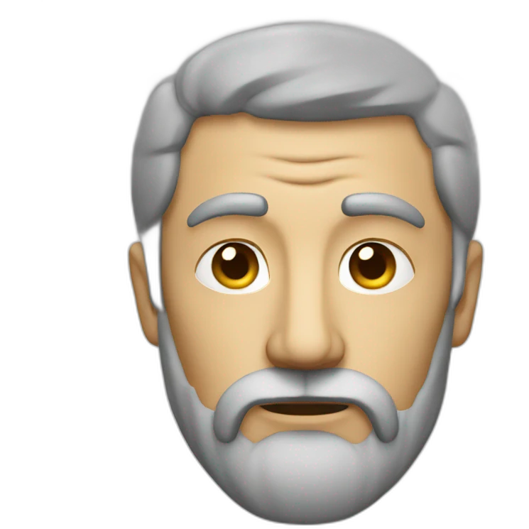 stoic man emoji