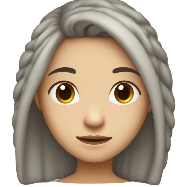 Shy girl emoji