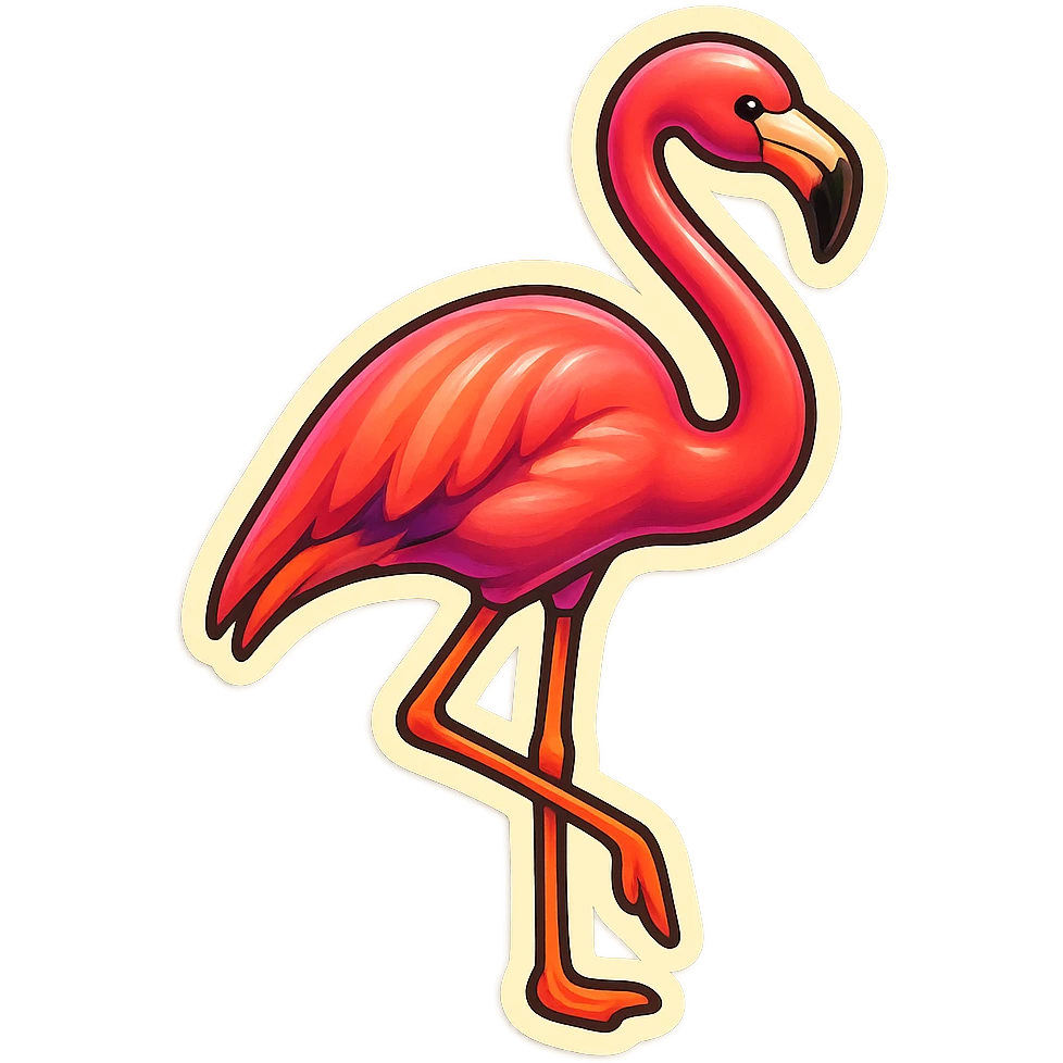 flamingo emoji