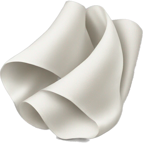 white roll of fabric emoji