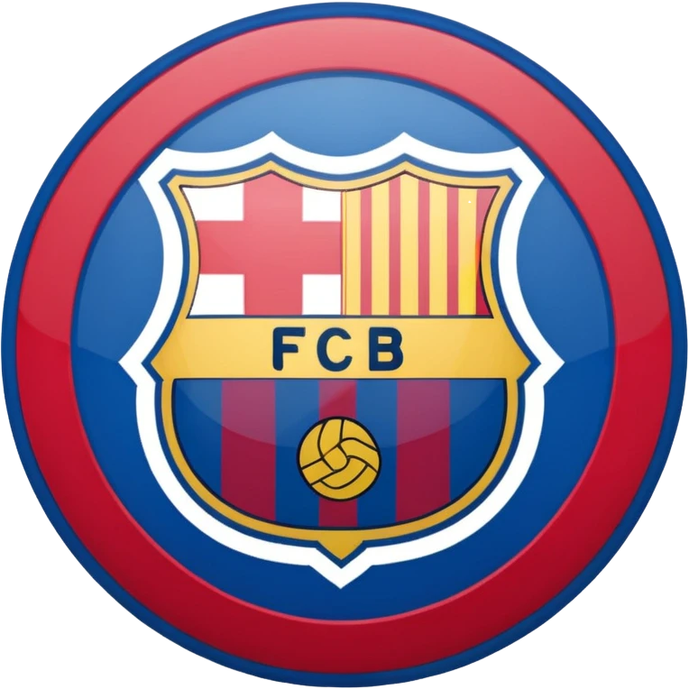 Fc Barcelona logo imoji emoji