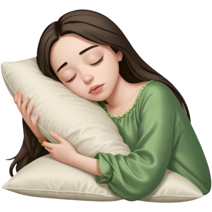 بیلی ایلیشsleeping beauty brunette white girl with a silk pillow emoji