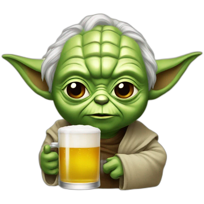 yoda-drink-beer emoji