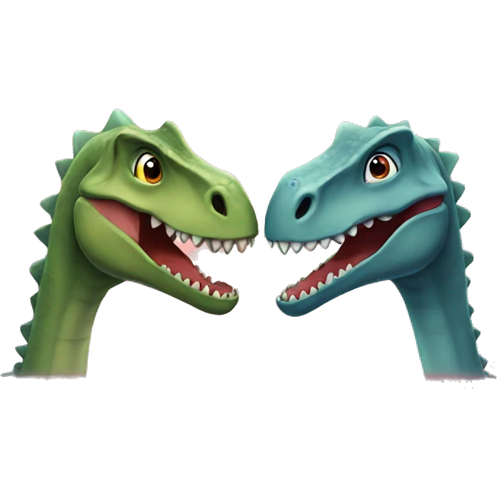 dinosaurs in love emoji