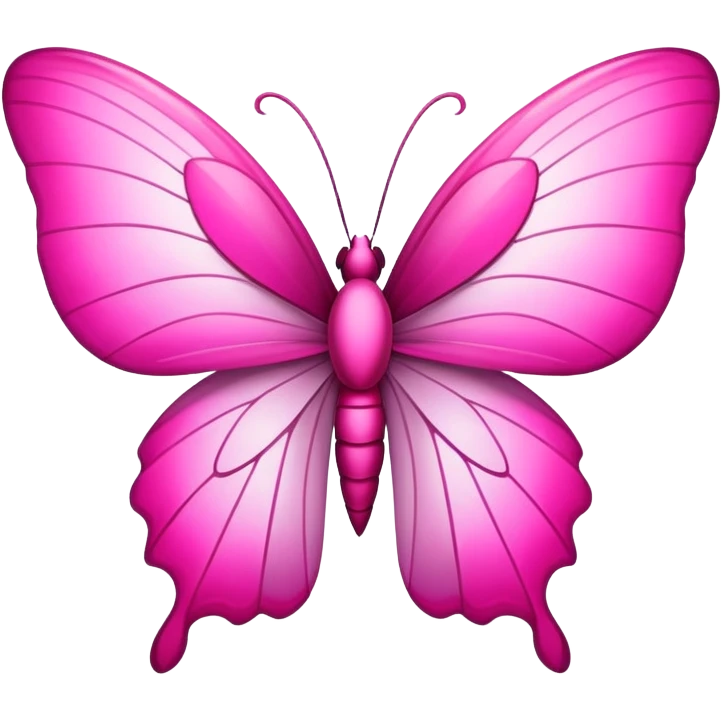 Mariposa rosa emoji
