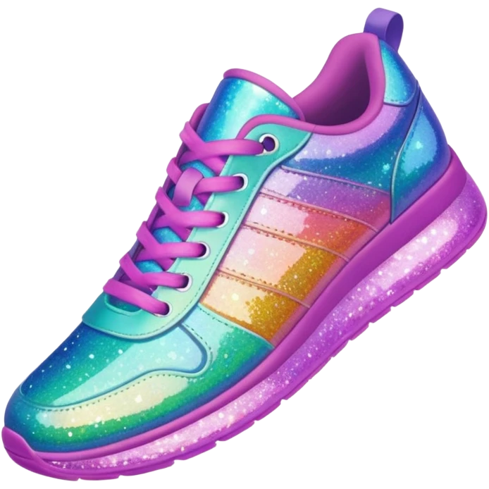 glitter sneakers emoji
