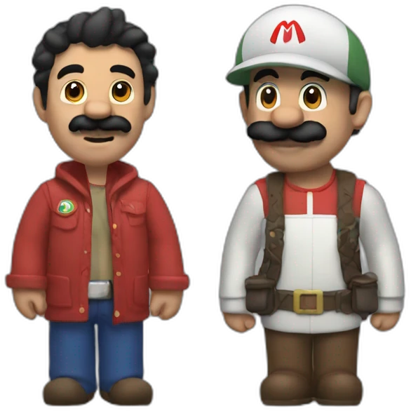 Alaska y mario emoji
