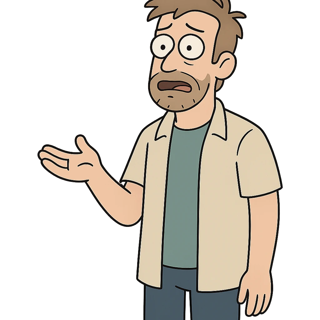 a man, modern cartoon style emoji