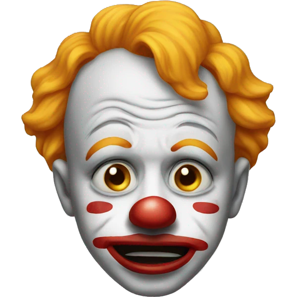 Crying clown  emoji