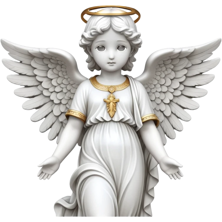 An angel aesthetic statue emoji
