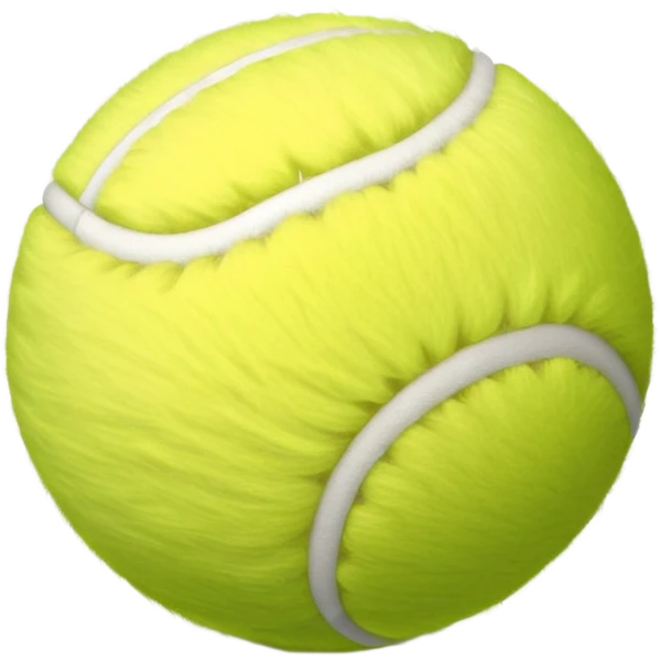 White tennis ball emoji