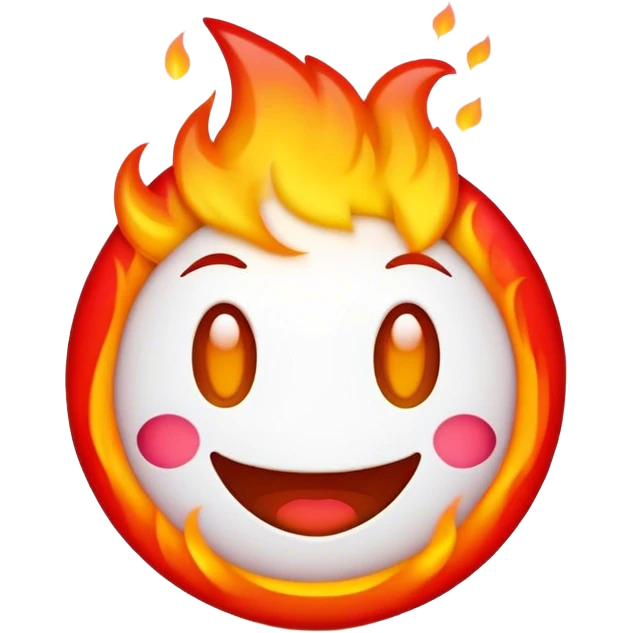 Grundform: Ein rundes Emoji mit dem Logo in der Mitte oder als stilisiertes Element.
	•	Farben: Rot und Weiß als Hauptfarben, um den Wiedererkennungswert des Logos beizubehalten.
	•	Ausdruck: Ein freundliches, positives Gesicht, das Offenheit und Gemeinschaft widerspiegelt.
	•	Zusätzliche Elemente: Eventuell dezente Lichtstrahlen oder eine kleine Flamme, um die spirituelle Dimension zu betonen. emoji
