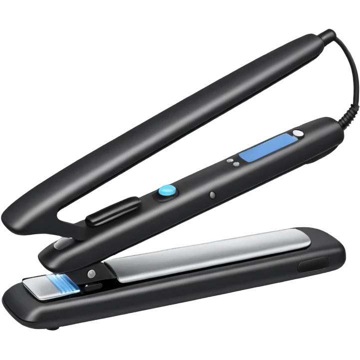 hair straightener emoji