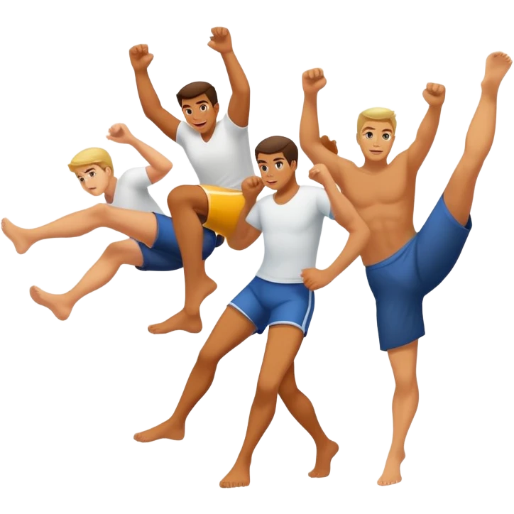 people laying and kicking their feet  emoji
