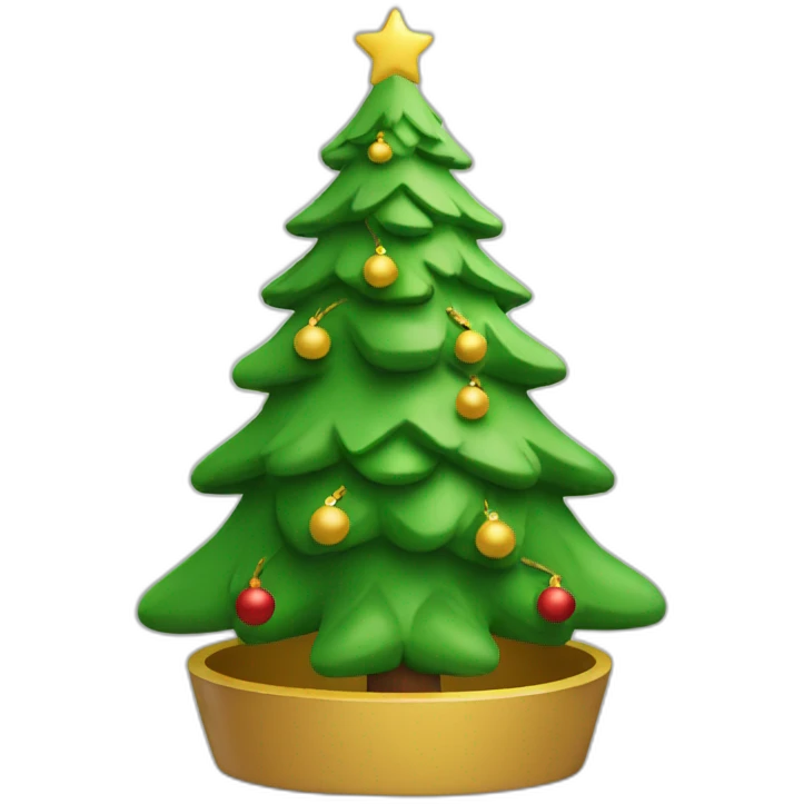 christmas tree 3d emoji