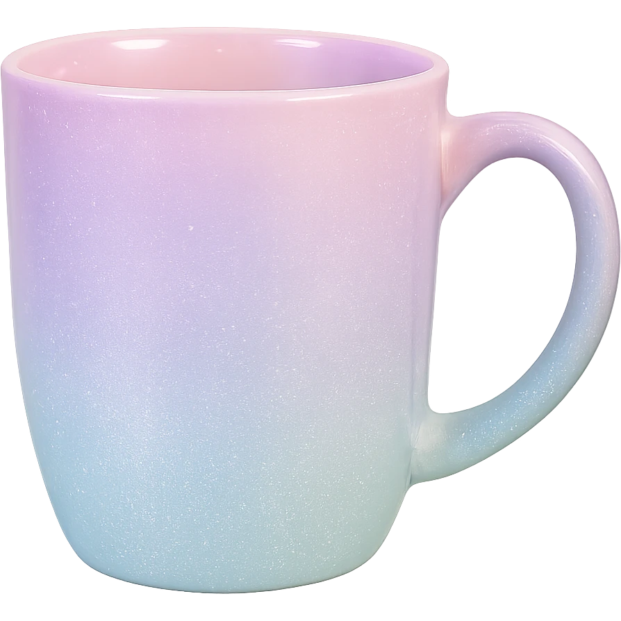 sparkly pastel mug emoji