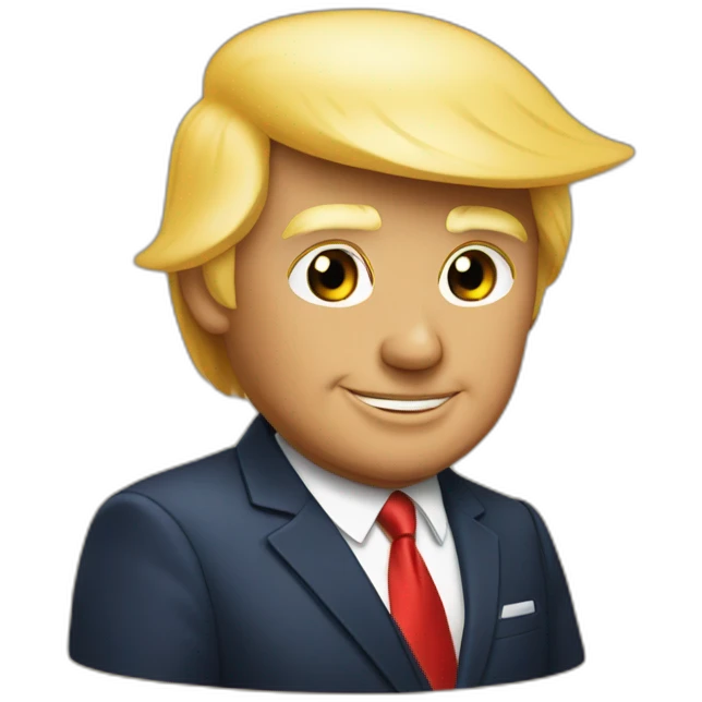 Donald Trump en dauphin emoji