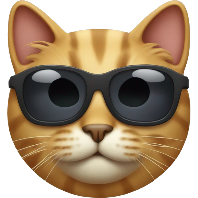 A cat with sunglasses emoji