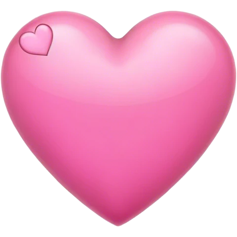 Pink heart emoji