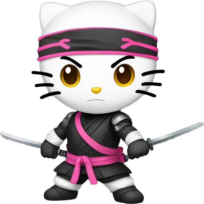 Hello kitty ninja  emoji